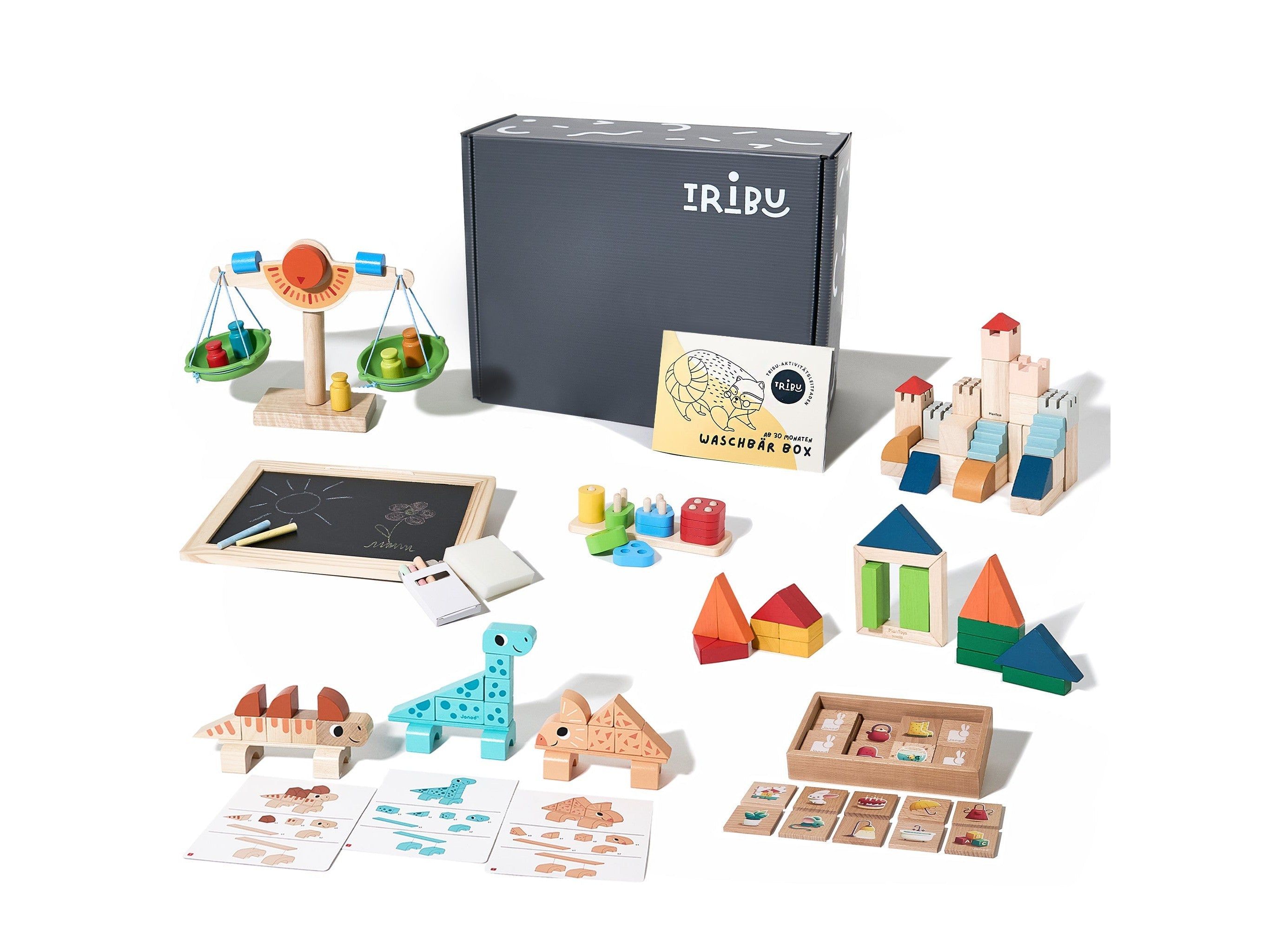 Tribu Box Waschbär Spielzeugbox • ab 30 Monate+