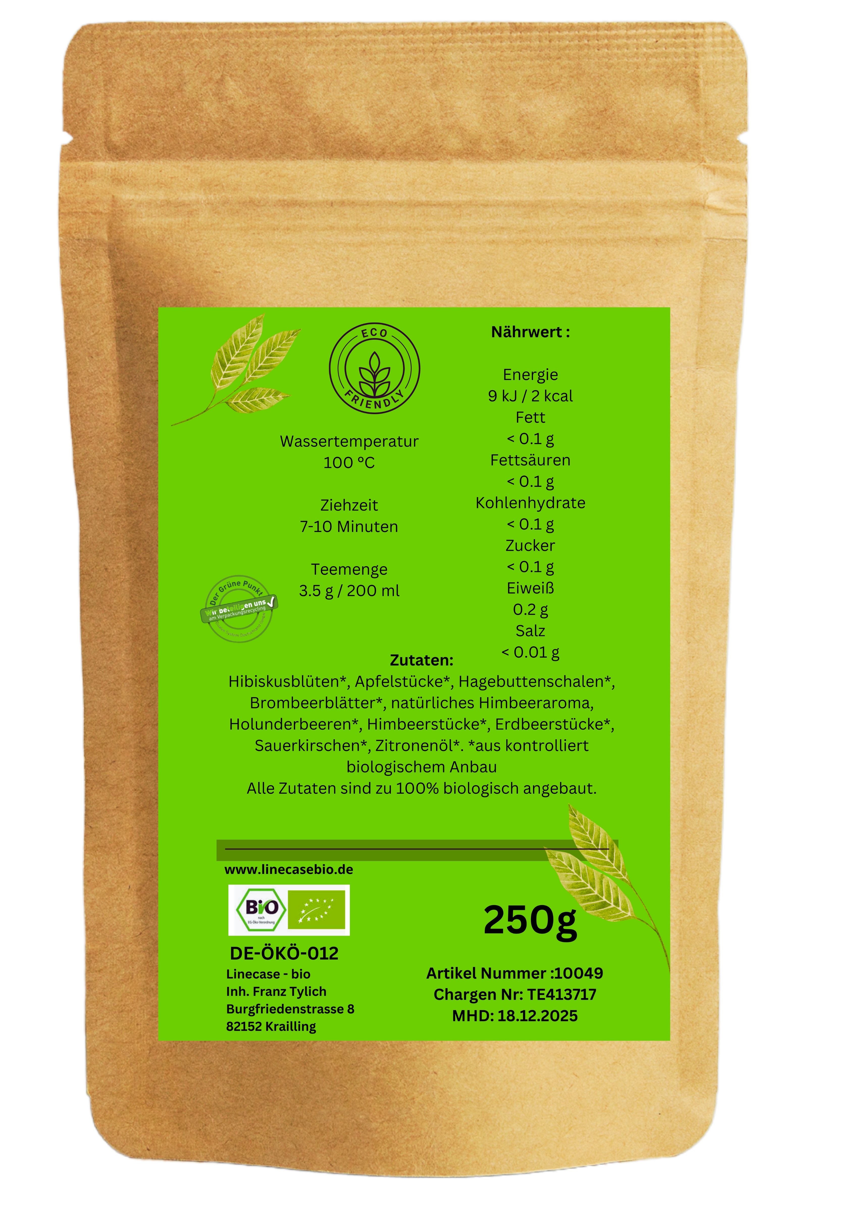 Linecase Bio Waldberren Früchte Tee