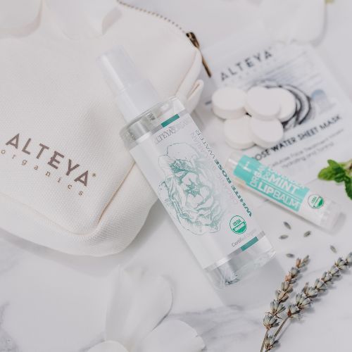 Alteya Organics rosa weißes Rosenwasser