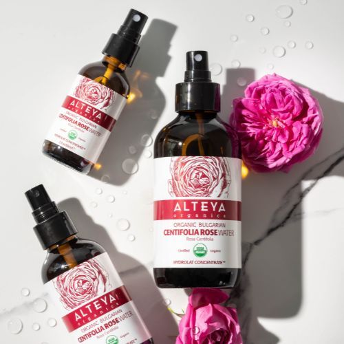 Alteya Organics Bio-Rosenwasser (Rosa Centifolia) GLAS