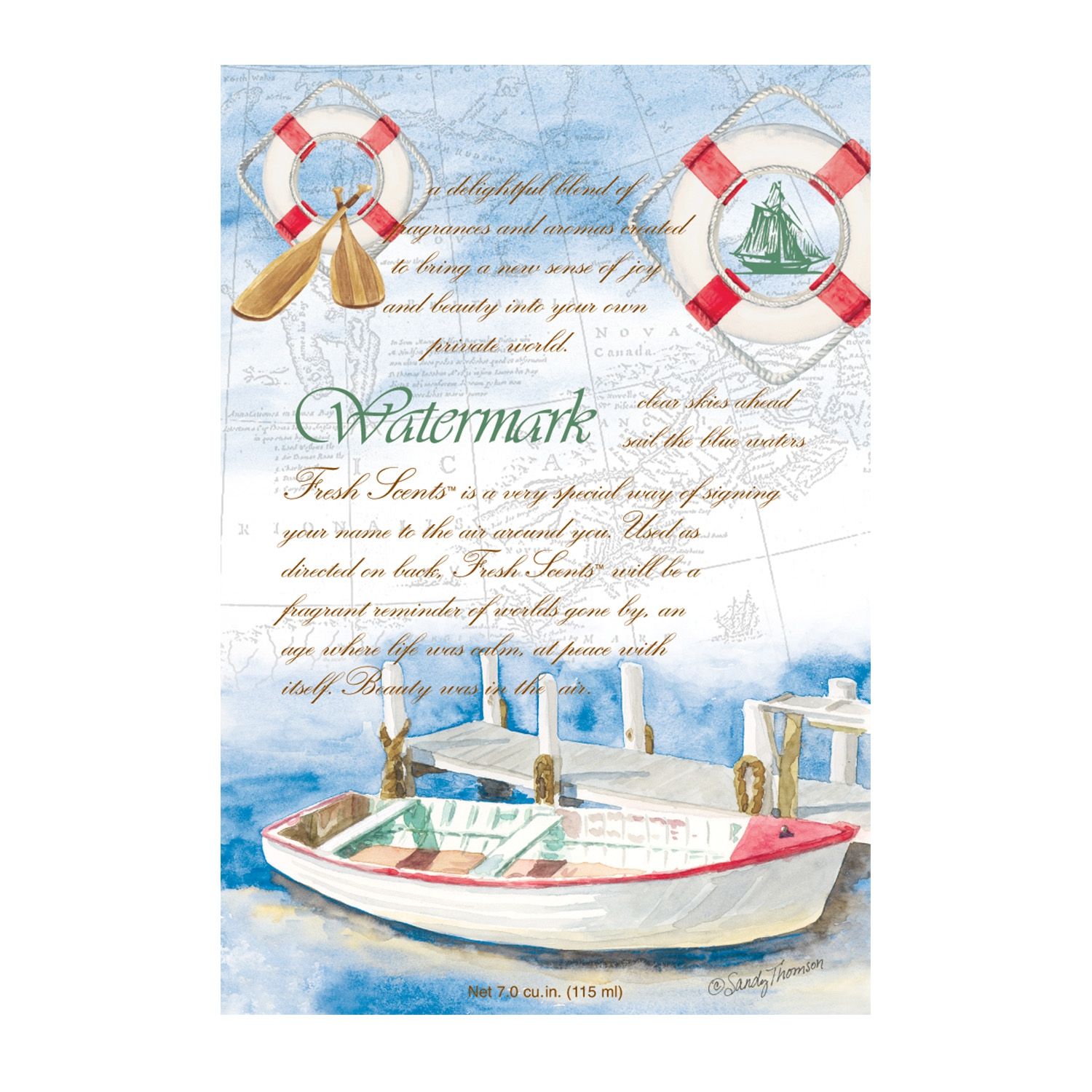 Fresh Scents Duft Sachets Watermark - aus parfümierter Tonerde