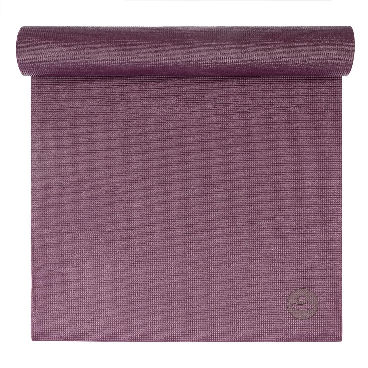 Yogamatte LEELA Collection AUBERGINE, Mandala TÜRKIS, PVC, 896MA