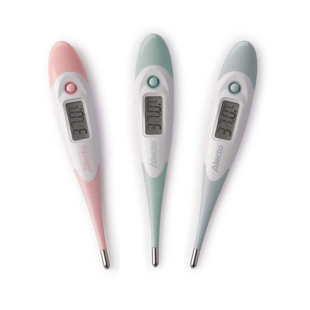 Alecto Digitales Thermometer Blau