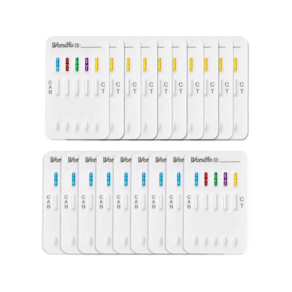 BISAF COMBO 6in1: SARS-CoV-2, Flu A/B, RSV, Adenovirus, Mycoplasma + Gratis Nanovio FFP2