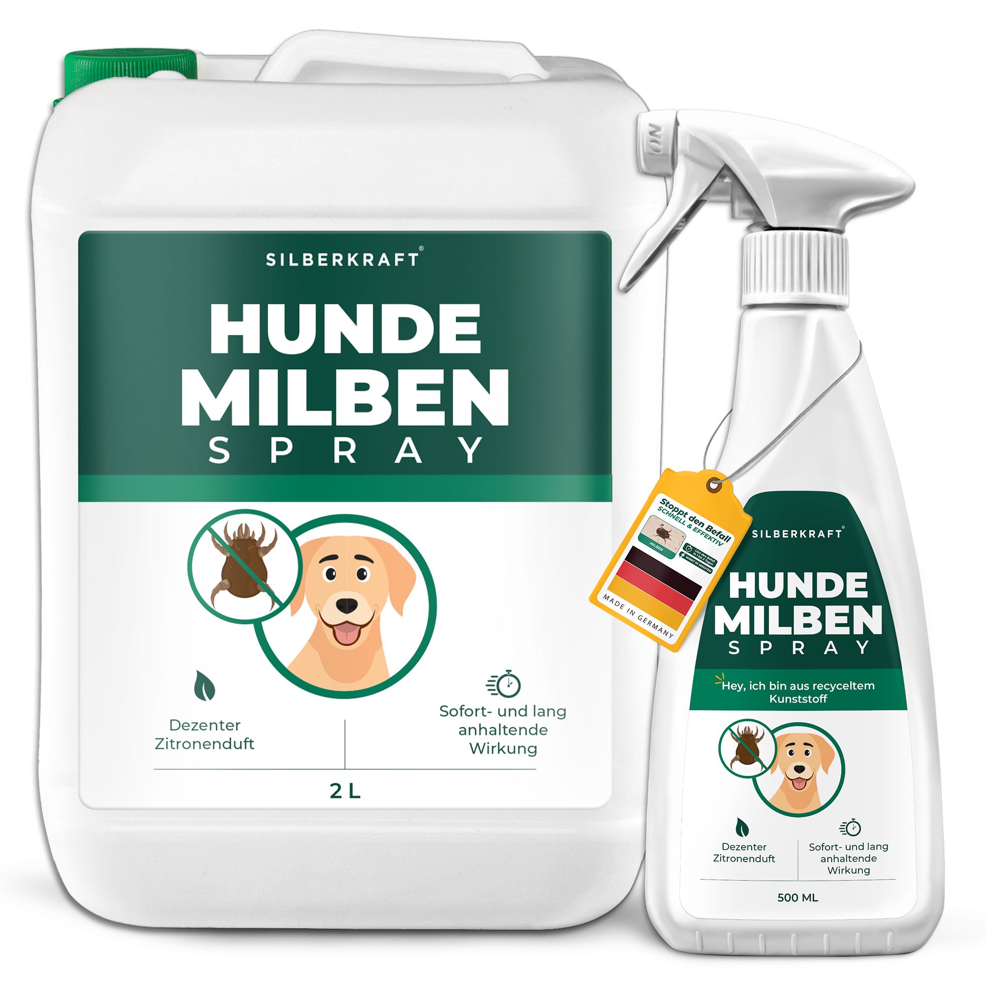 SILBERKRAFT Milbenspray Hunde