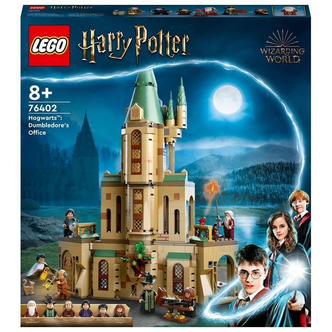 LEGO Harry Potter 76402 Hogwarts: Ufficio di Silente, Castello Giocattolo con Cappello Parlante e S