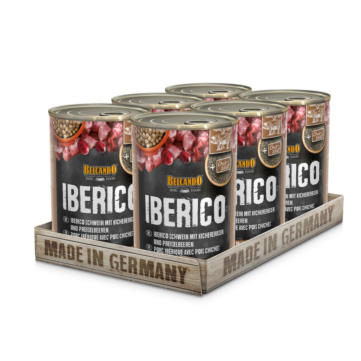Belcando Iberico Schwein mit Kichererbsen und Preiselbeeren 2,4 kg