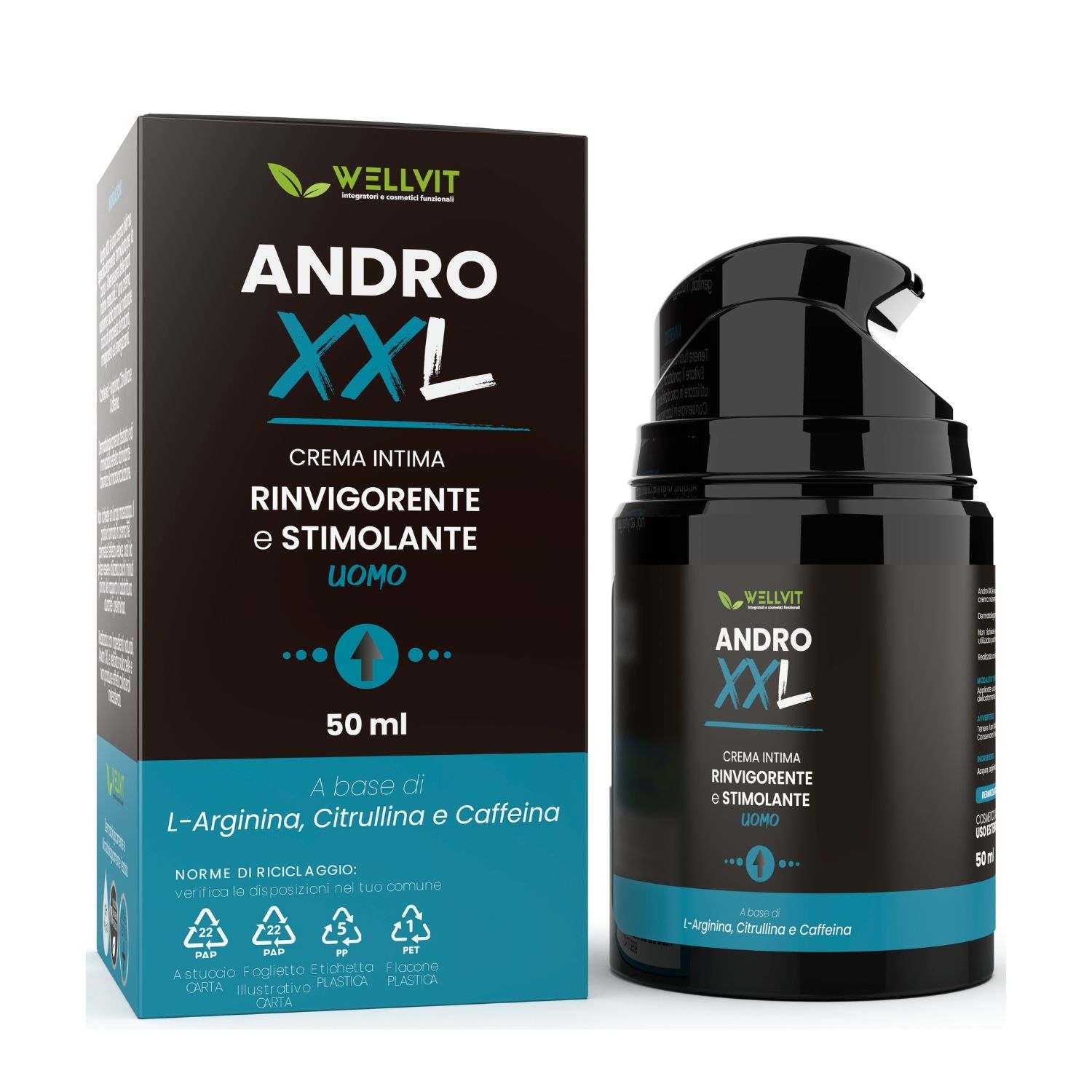 Wellvit | Andro XXL Crema Stimolante Uomo