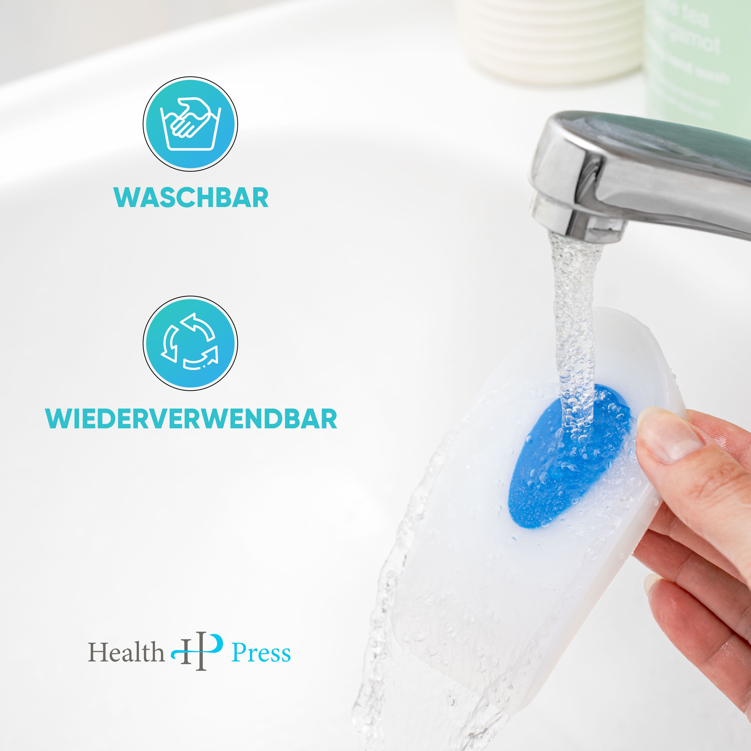 Health Press® Silikon Fersenpolster