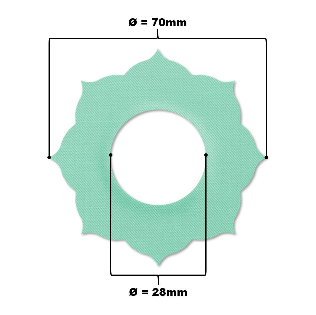 MySweetStitch | Freestyle Libre 1 & 2 Ringpatch | Mandala