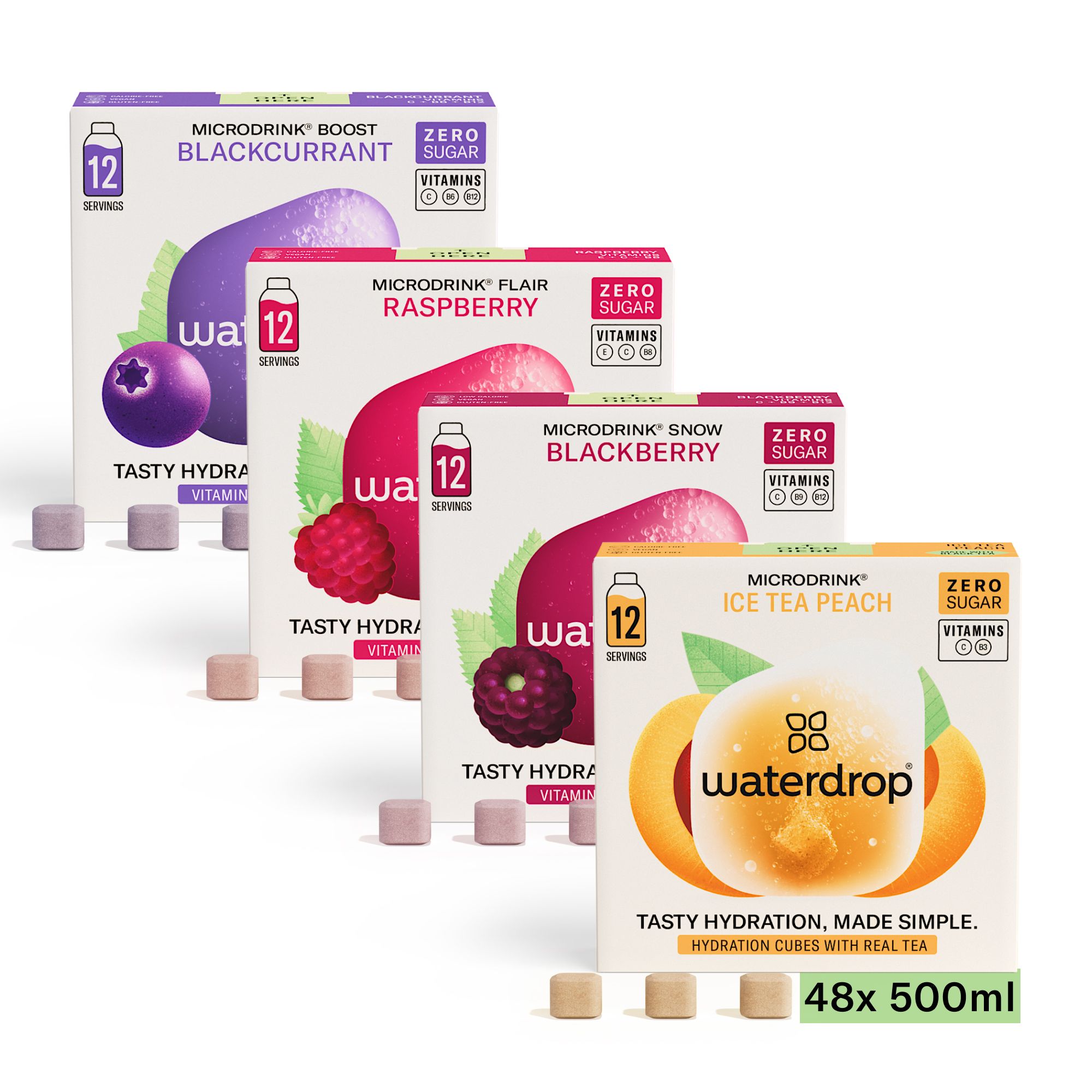 waterdrop® Microdrink Bestseller Set Getränkewürfel