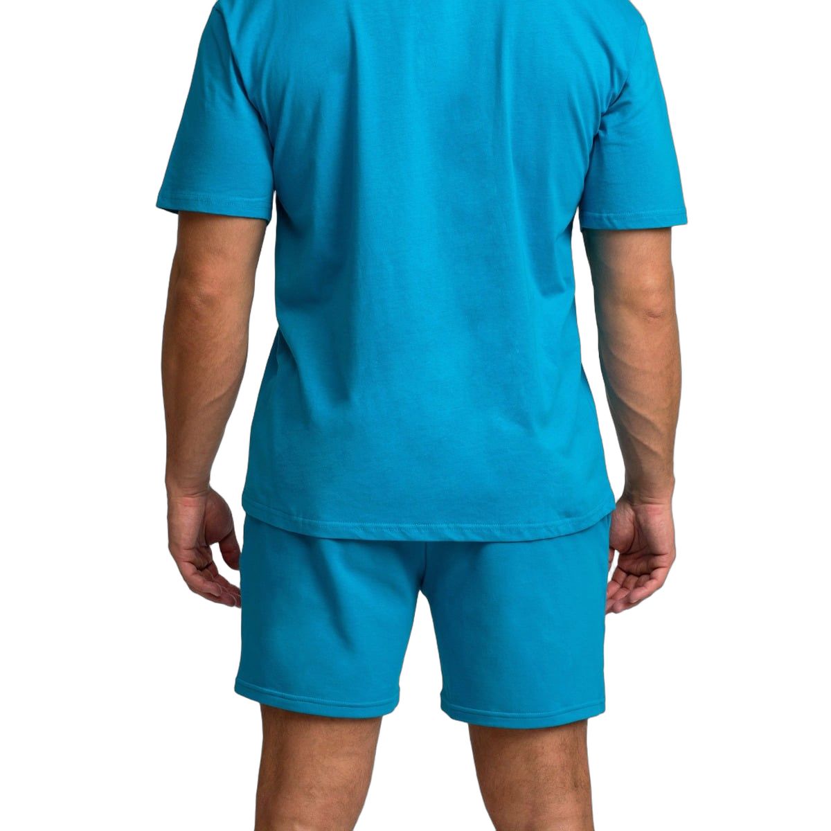 GymBeam Shorts Herren regular mit Kordelzug, Taschen und Modell Aquamarine