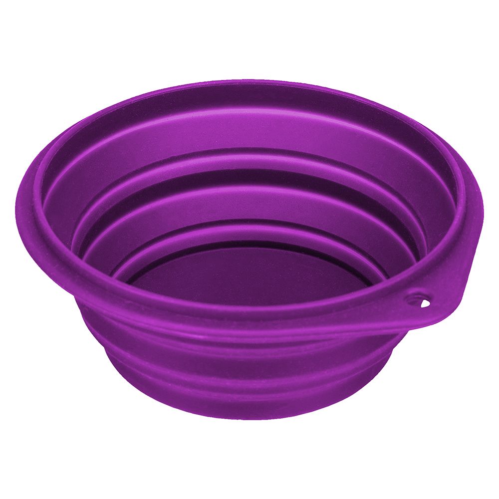 Silikon Faltnapf - Durchm. 18 cm - ideal für unterwegs für Futter und Wasser Näpfe