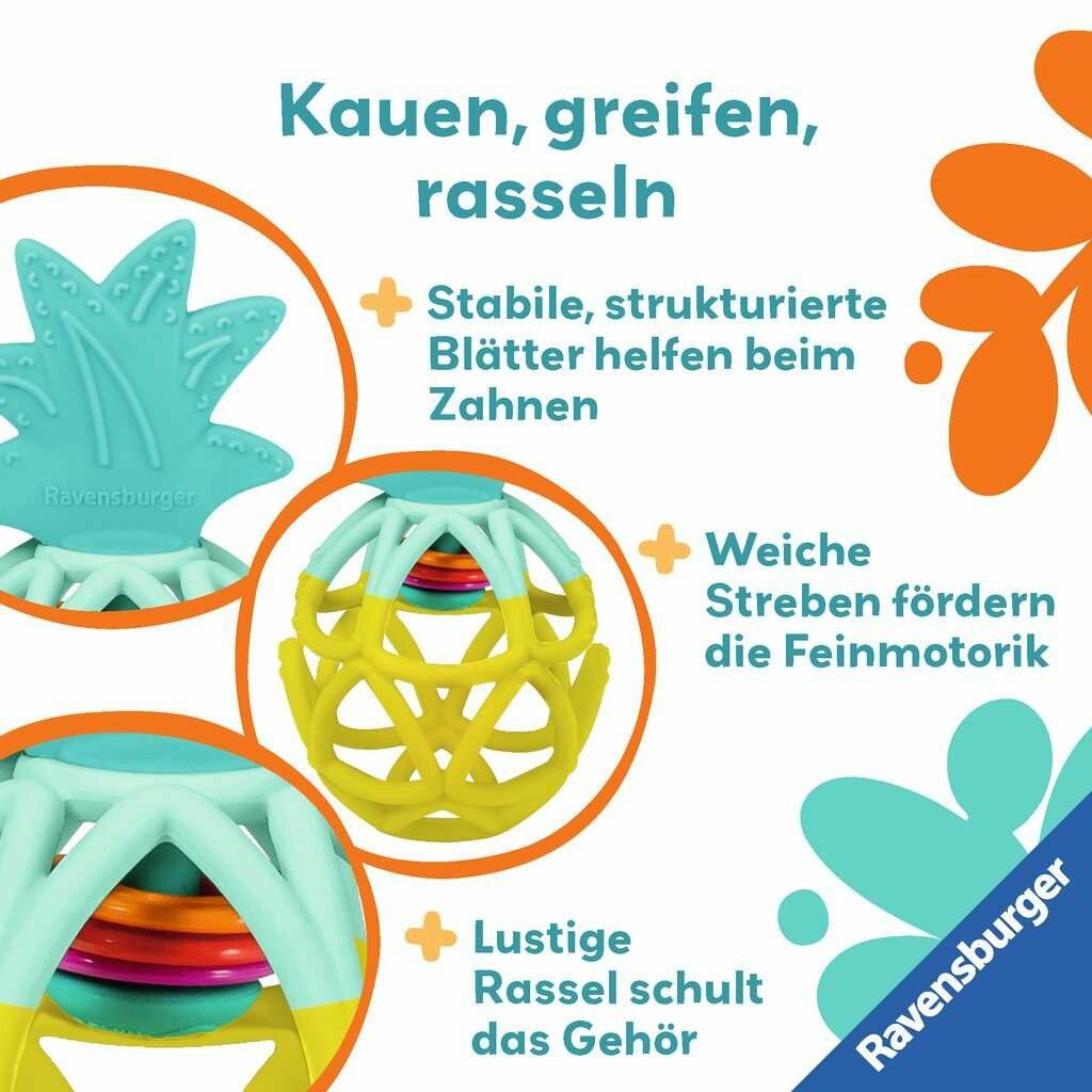 Ravensburger 4869 play+ Rassel-Greifling: Ananas