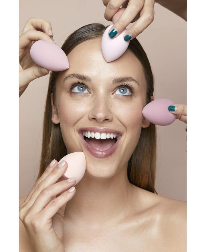 Schachtel mit 4 Make-up-Schwämmen in Eierform-PALOMA BEAUTIES