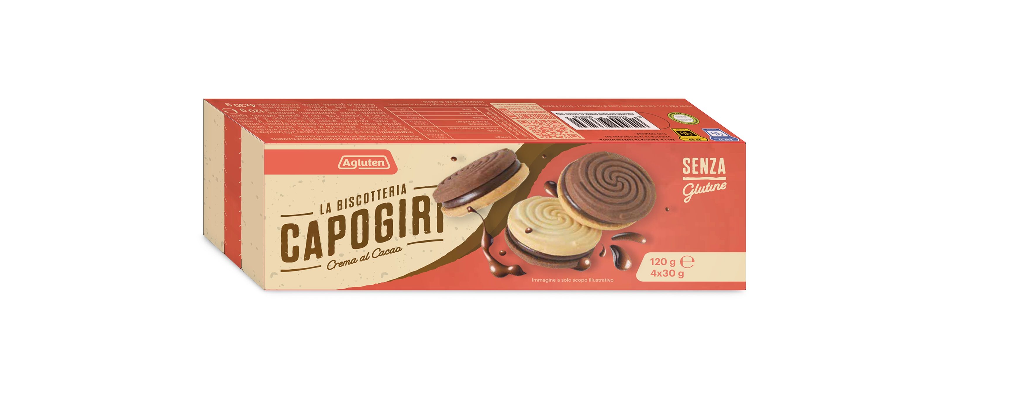 Capogiri crema al cacao 120g - Agluten