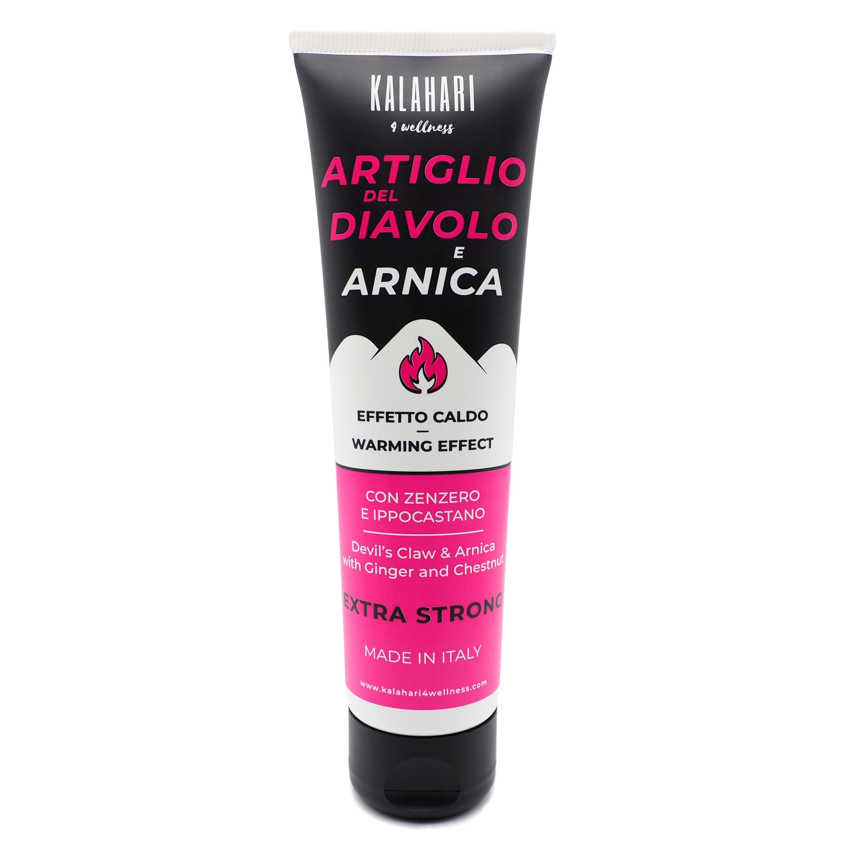 Kalahari Teufelskralle und Arnika Salbe, Extra Stark Heiße Gel für Massagen Muskeln & Gelenken 100 ml