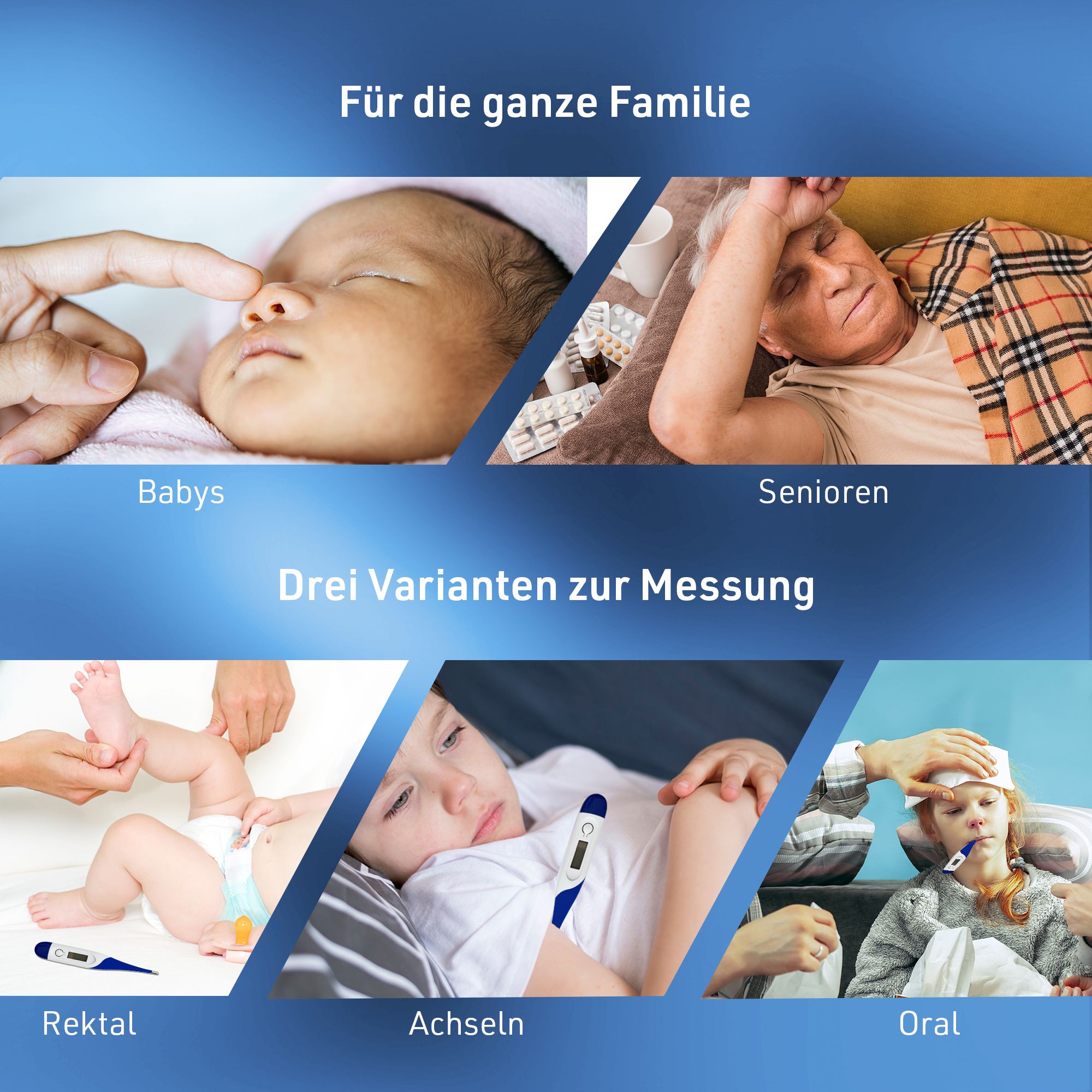 IEA Medical digitales Fieberthermometer mit flexibler Spitze