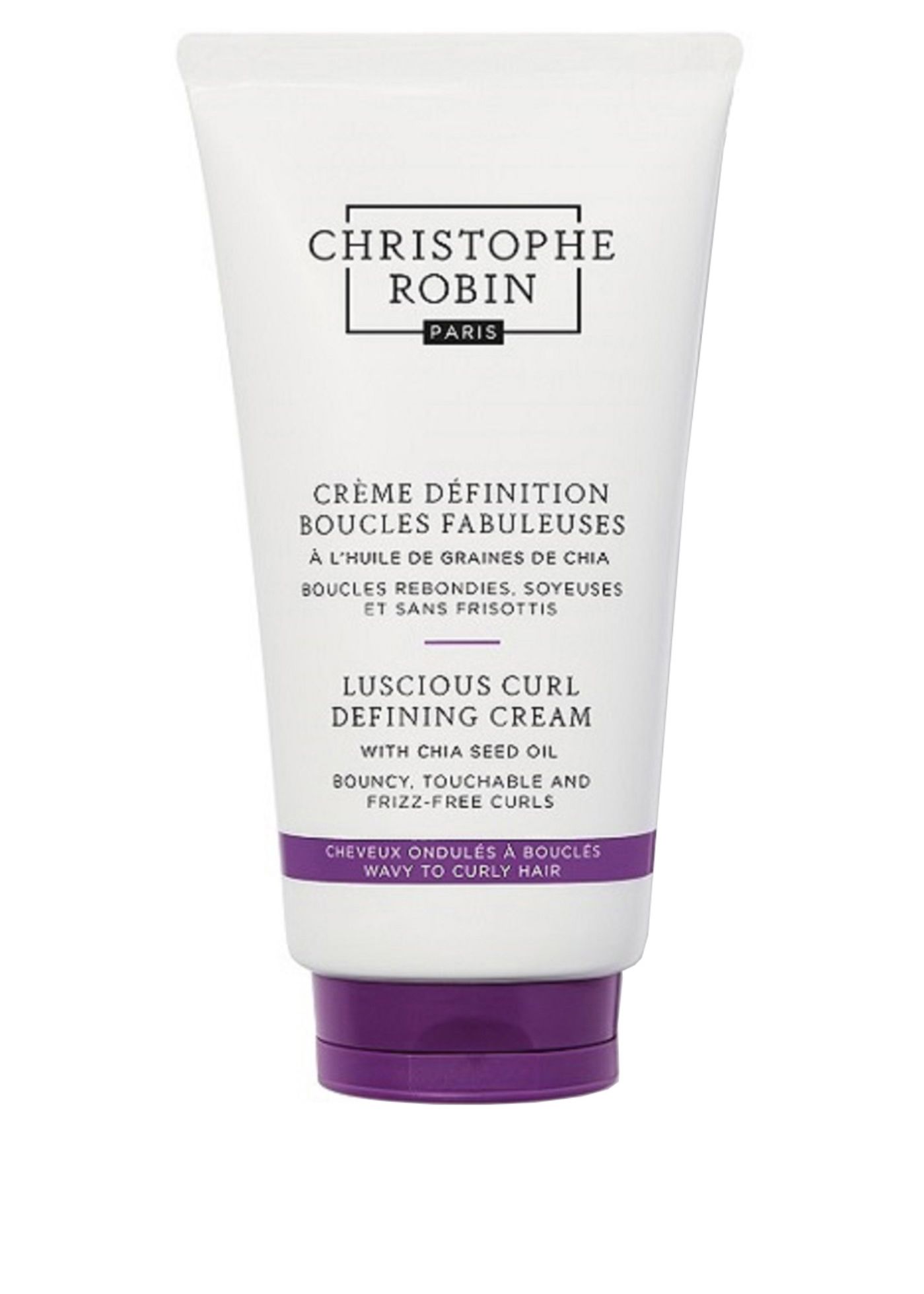 Christophe Robin Luscious Curl Defining Cream With Chia Seed Oil