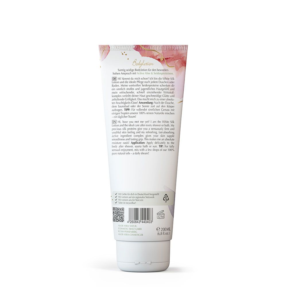Aloe Vera Cosmetic Tratz White Silk Lotion