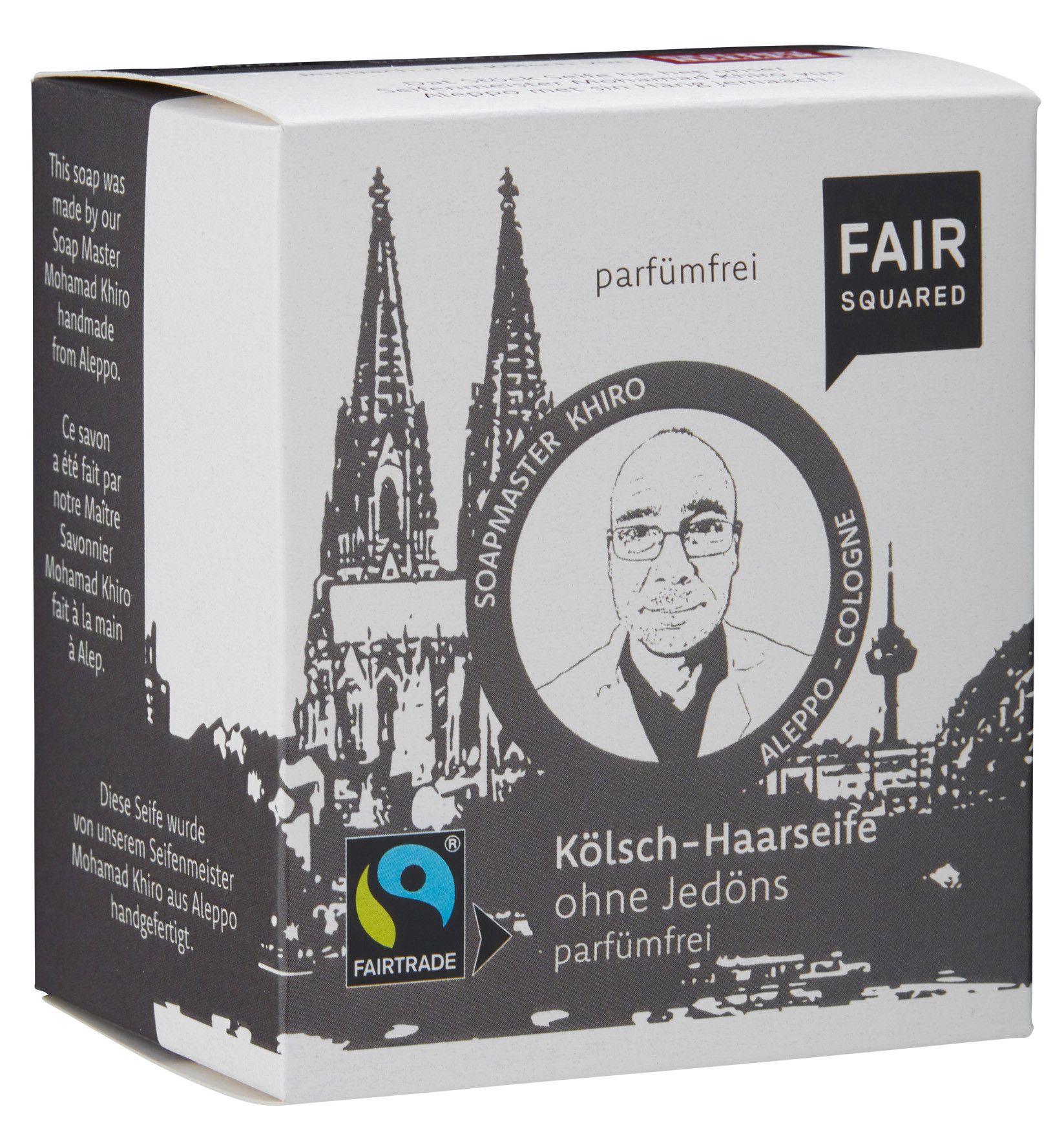 Fair Squared Kölschseife ohne Jedöns för de Pläät