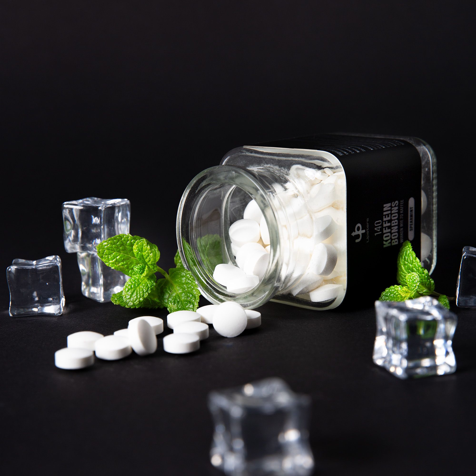 Upsters Koffeinbonbons Spearmint
