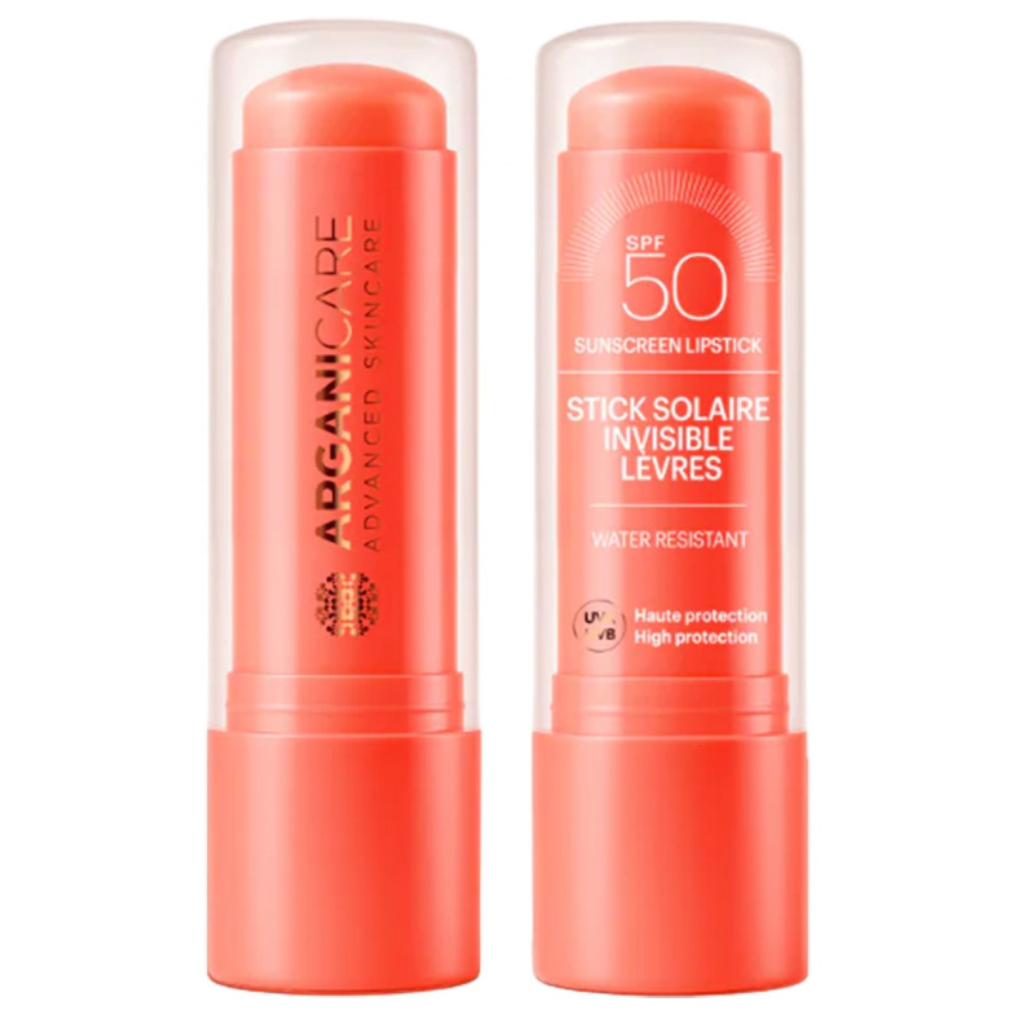 Arganicare Unsichtbarer Sonnenschutzstift Lippen Spf50 2,5x2,5x8,2 cm
