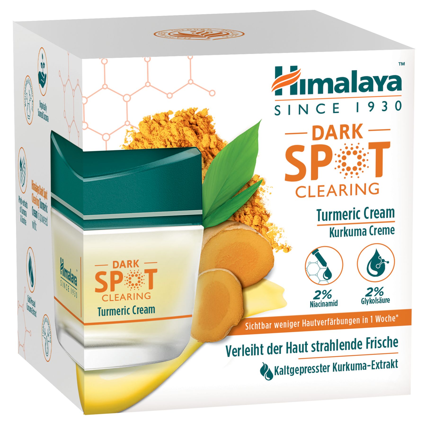 Himalaya Crema alla curcuma per schiarire le macchie scure