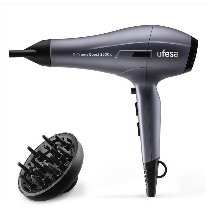 Ufesa X-treme Boost asciuga capelli 1800 W Grigio