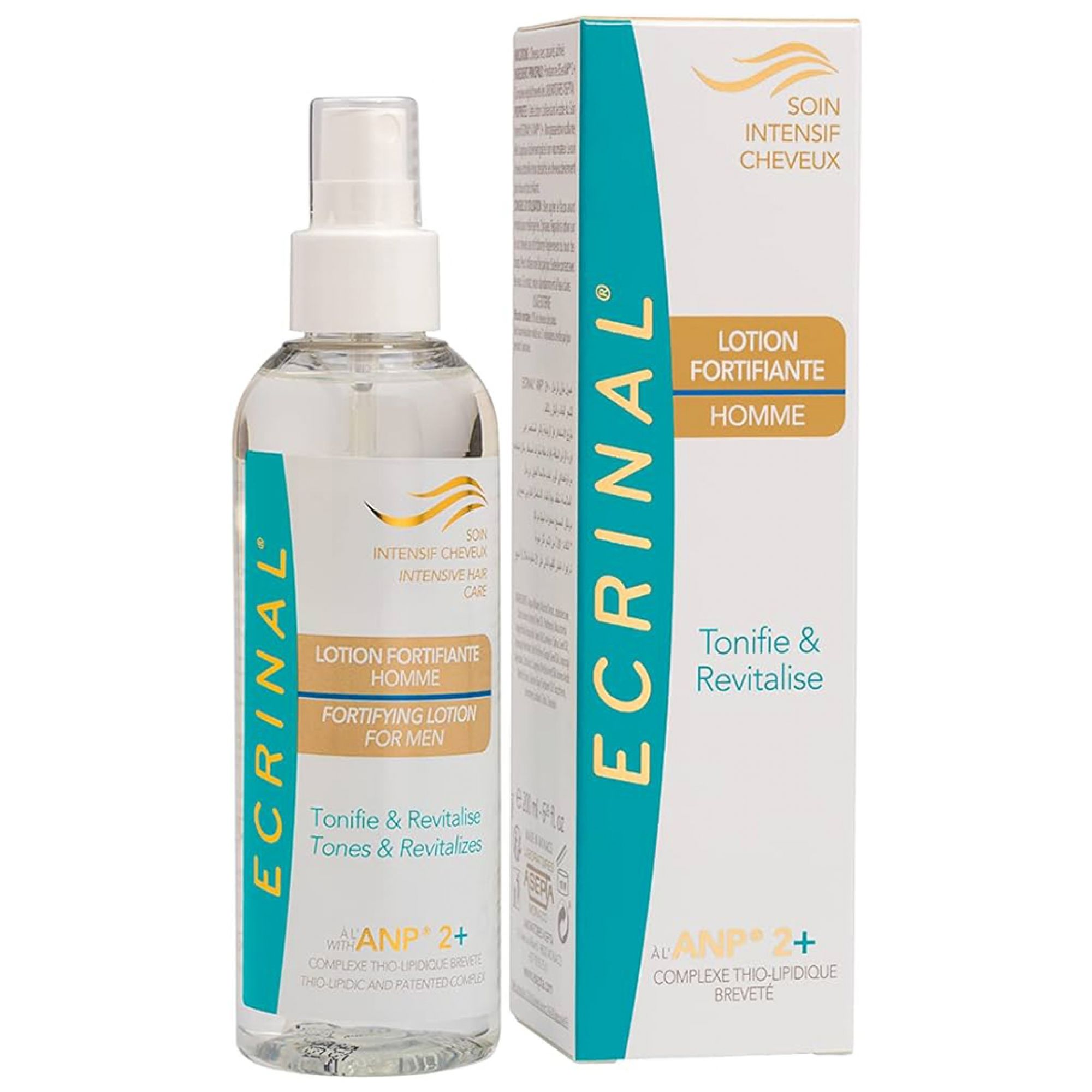 Ecrinal Anp2+ Haarwasser gegen Haarausfall Herren 5,2x5,2x18,8 cm Lotion