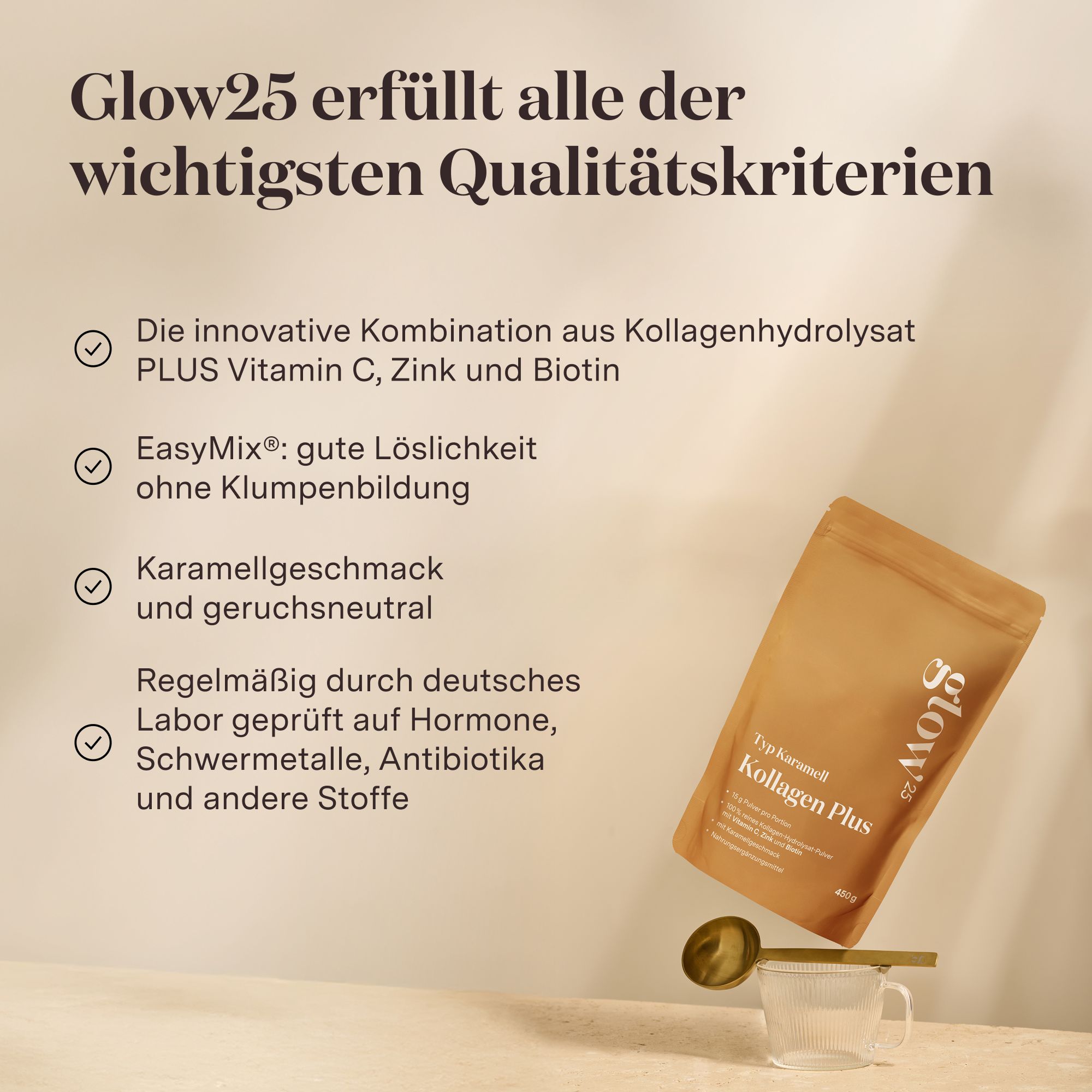 Glow25 Collagen Plus Typ Karamell