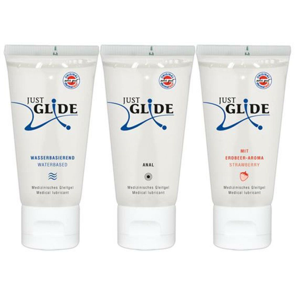 Gleitgel-Set „Just Glide“, 3-teilig