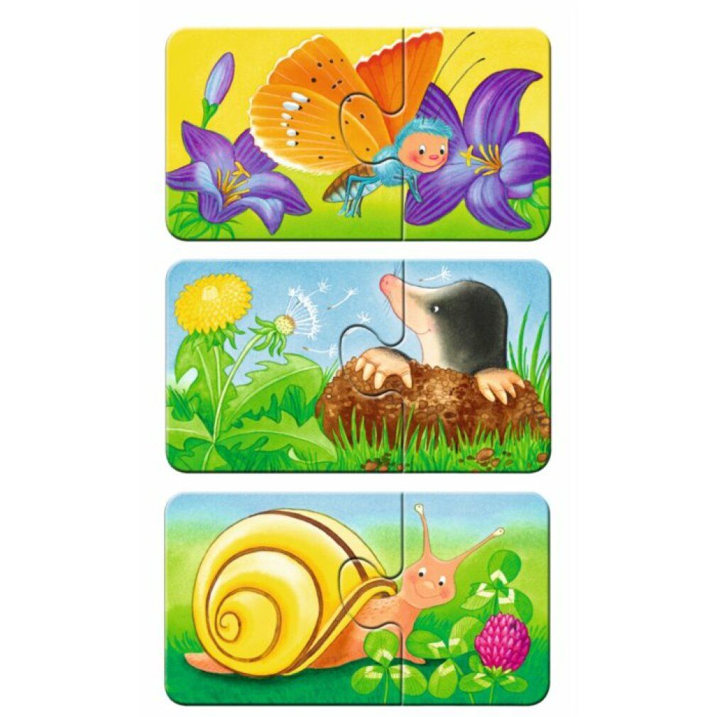 ravensburger Mein erstes rätsel Haustiere im Garten 9x2 Teile