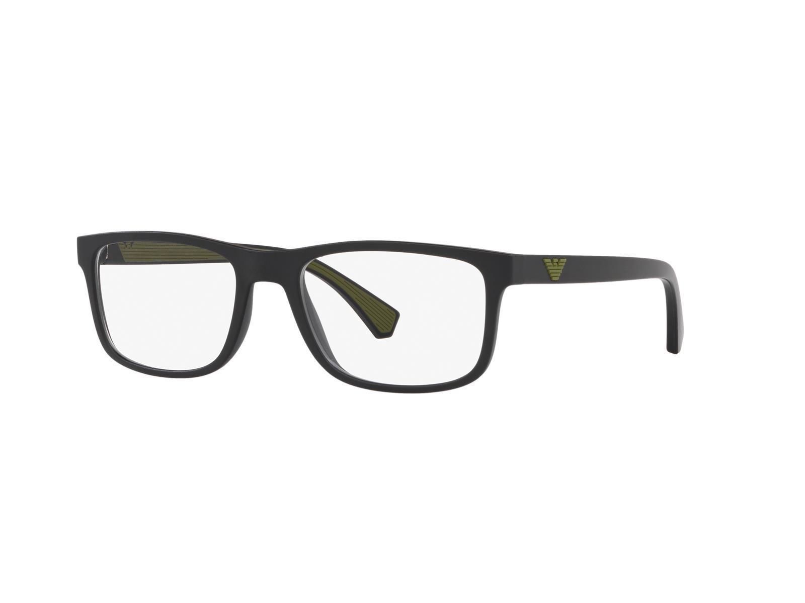 Emporio Armani Kunststoff Fassung Modell Ea3147-5042 Matte Black 1 St