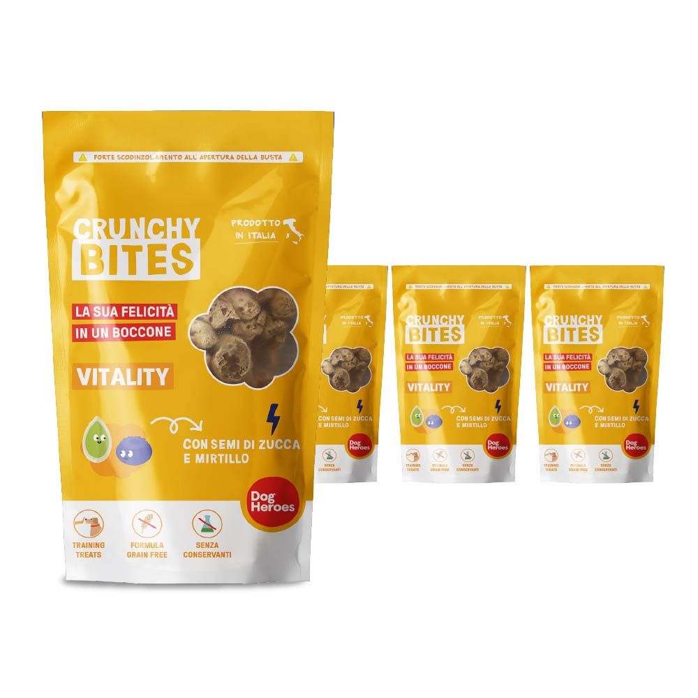 Dog Heroes Crunchy Bites Vitality Multipack 4x
