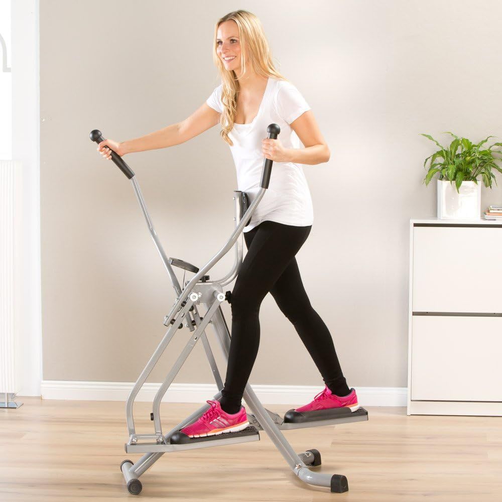 aktivshop Crosstrainer Nordic Walker, Air Walker, Stepper, Nordic Walking Heimtrainer, Klappbar