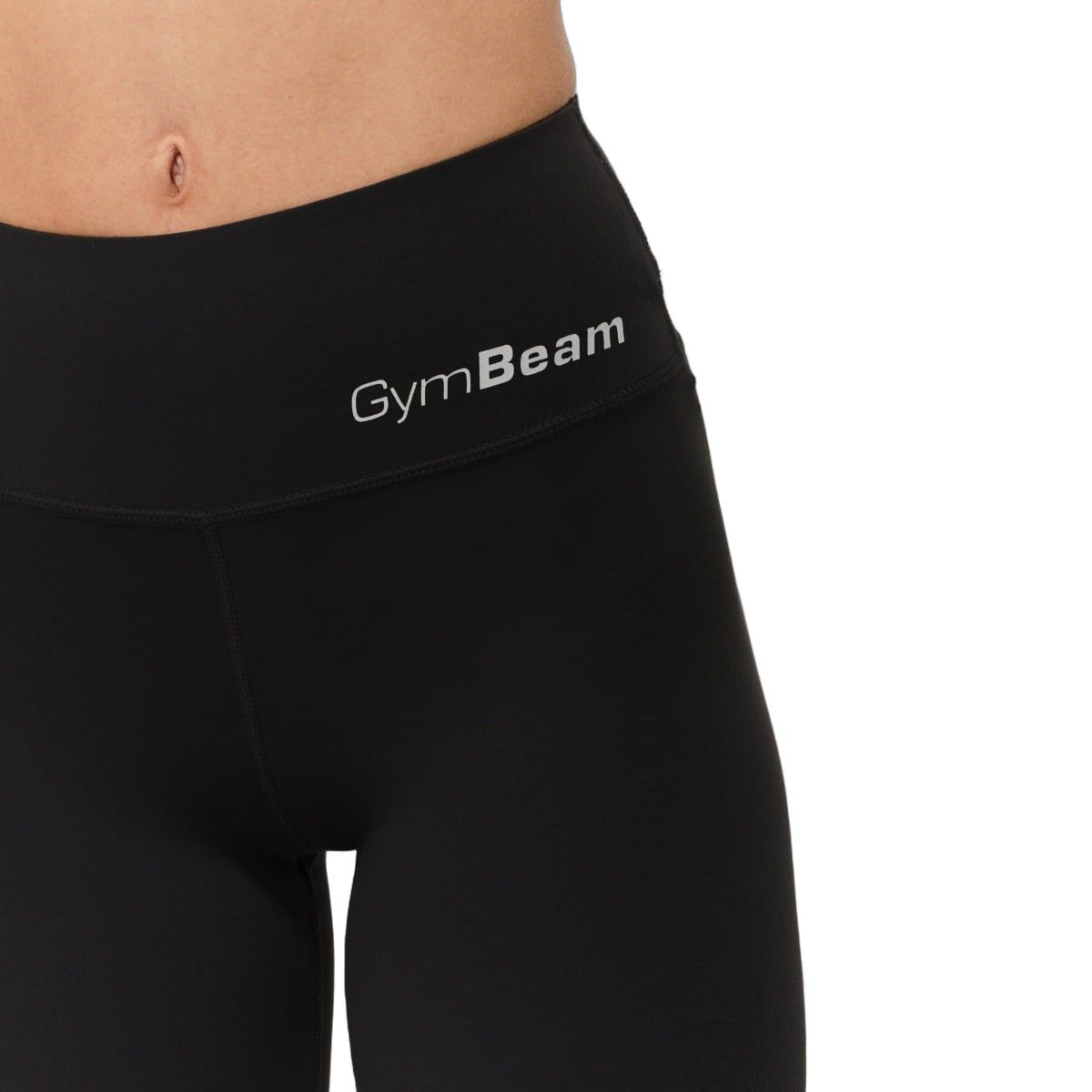 GymBeam Leggings Damen mit hoher Taille BEAT Schwarz