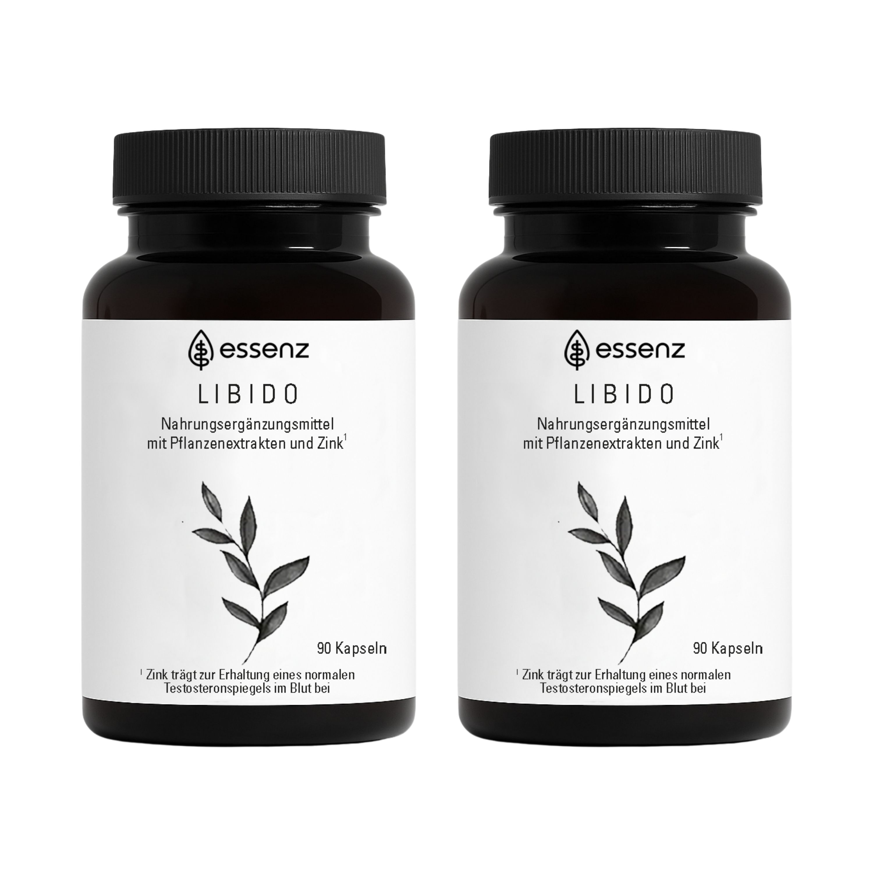 Essenz Libido Kapseln für Männer – Mit Maca, Ashwagandha & Bockshornklee 2x90 St