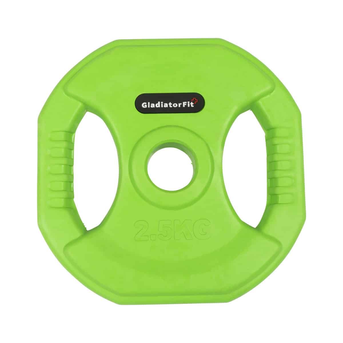 Gewichtsscheibe Pump Gummibeschichtung und Griffe O 31mm