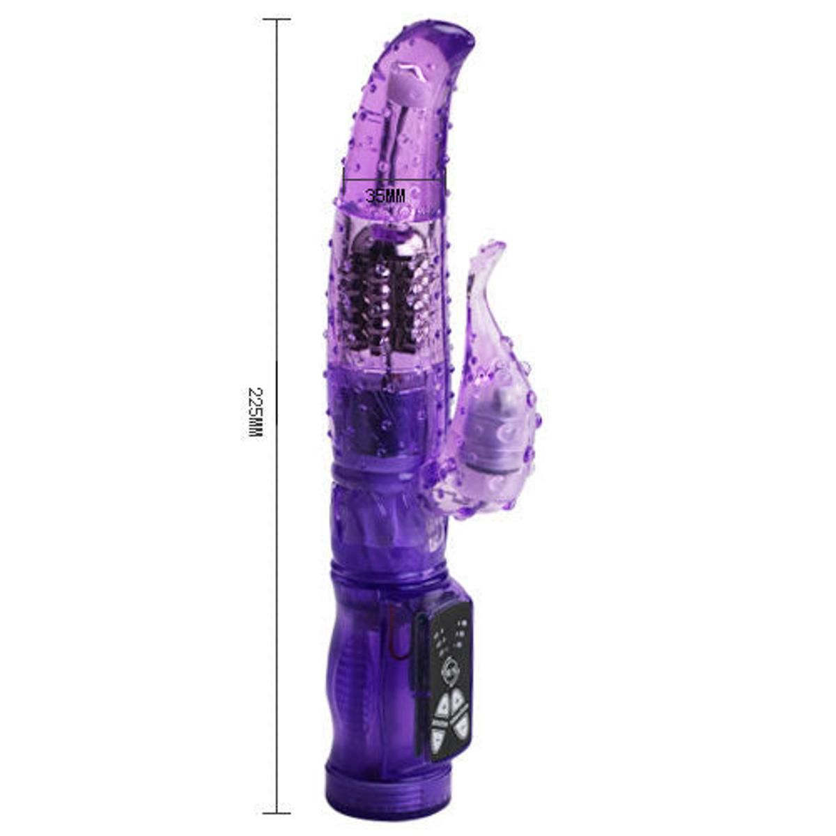 Mini Rabbitvibrator "Intimate Queen" | Drehungen mit 3 Funktionen | Baile