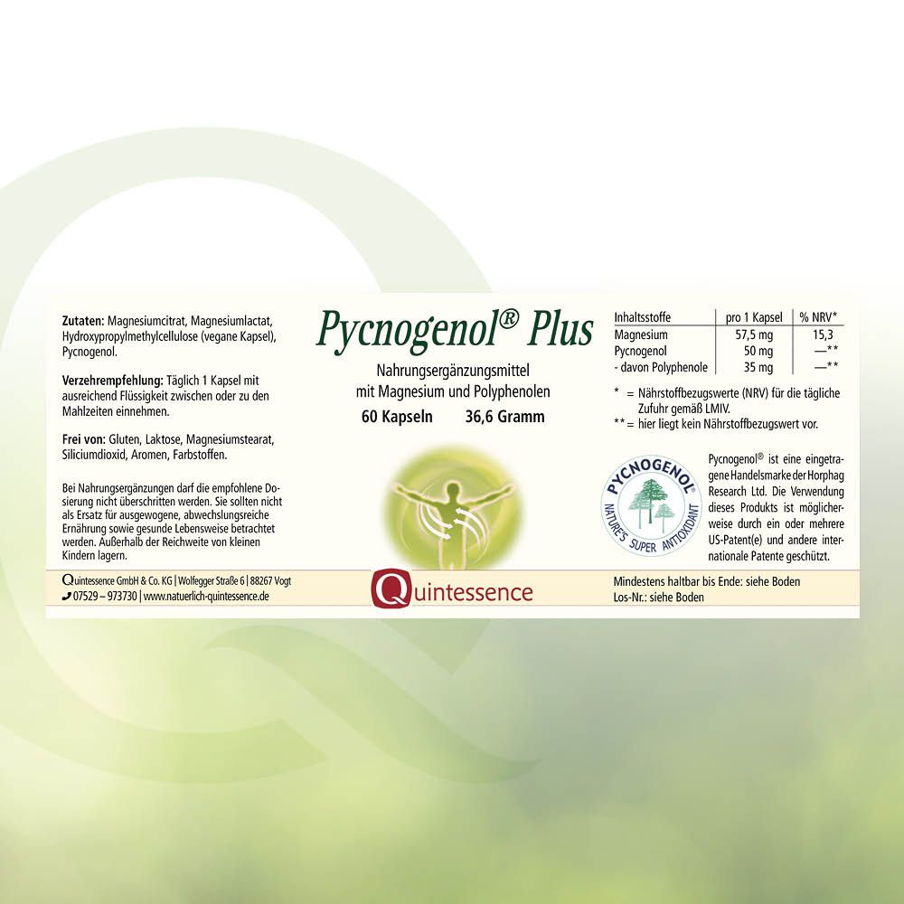 Pycnogenol® Plus Kapseln von Quintessence