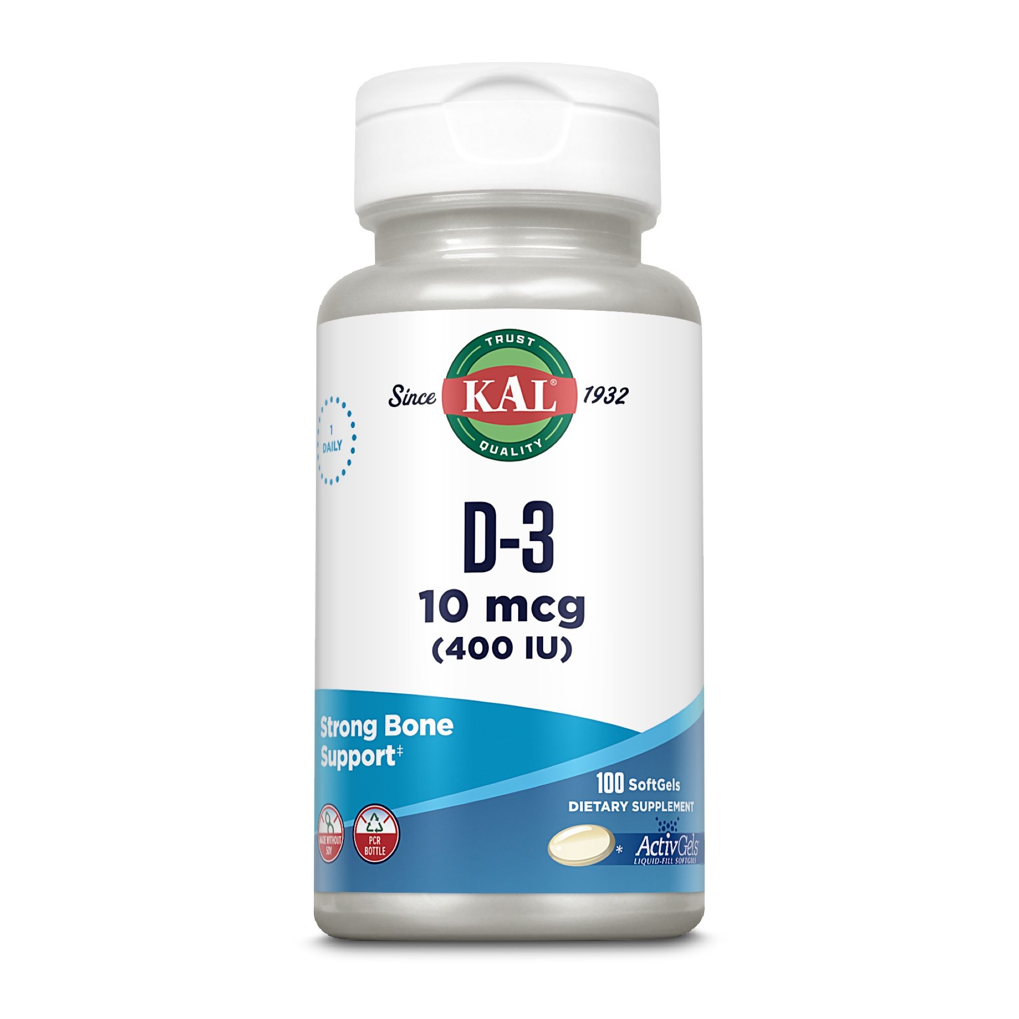 Vitamin D3 400 I.e. KAL Kapseln 100 St