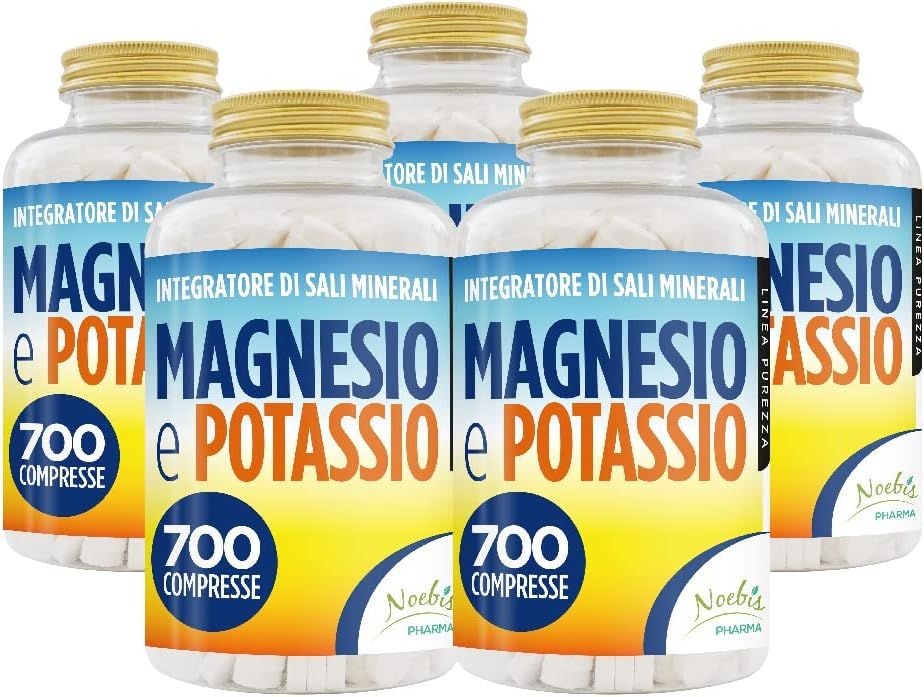 Noebis Pharma Magnesio e Potassio – Citrati – 700 Compresse