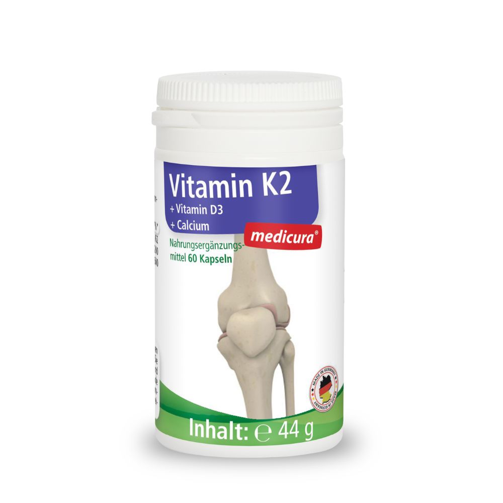 Vitamin K2+Vitamin D3+Calcium Kapseln 60 St