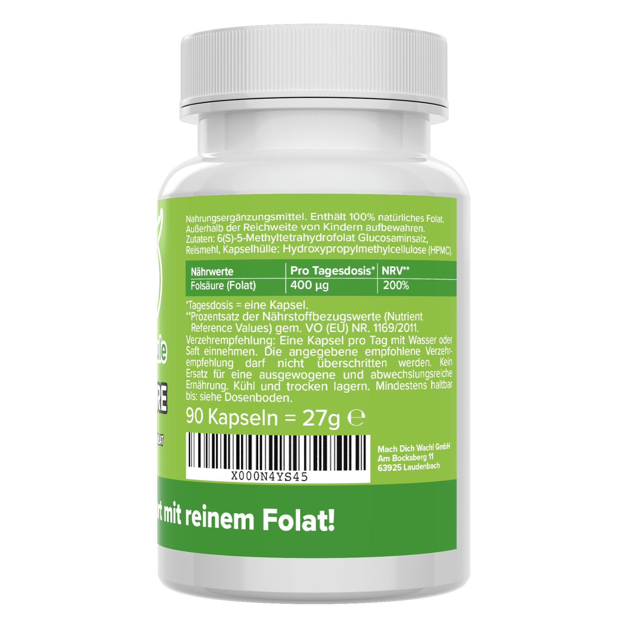 Folsäure Kapseln - Vitamineule® 90 St