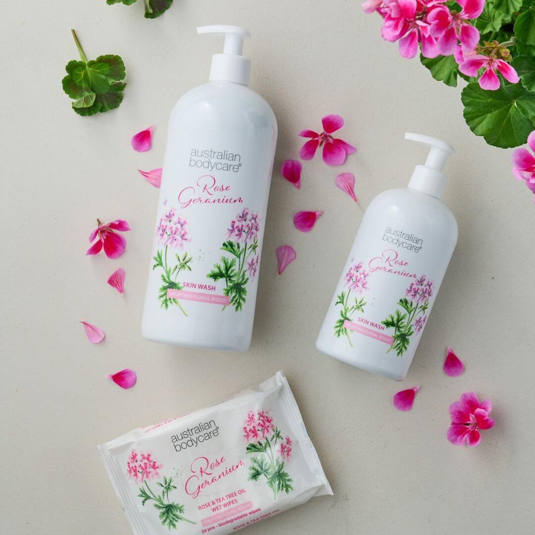 Australian Bodycare Professionelles Duschgel mit Rosengeranie