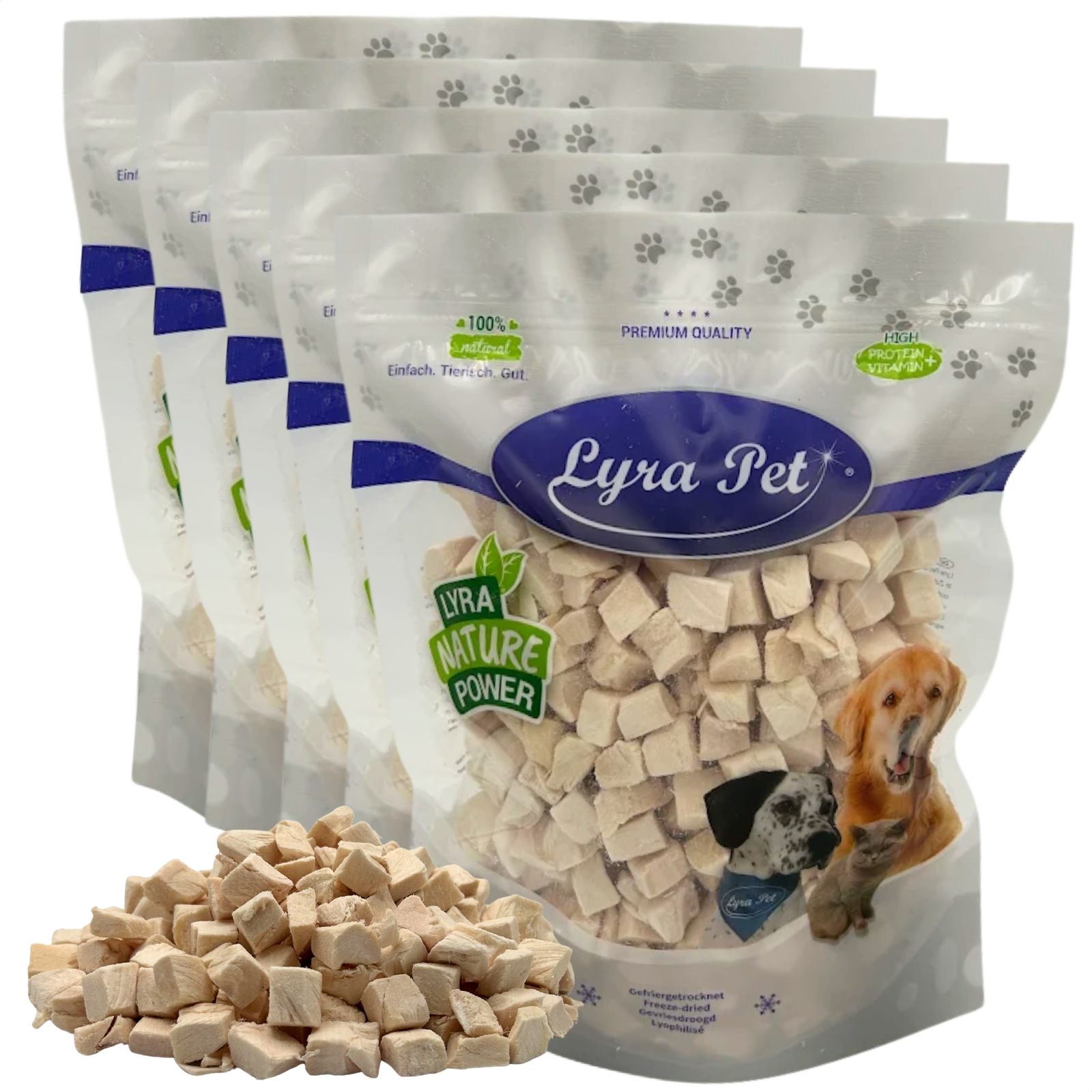 Lyra Hühnerbrustwürfel gefriergetrocknet 1 kg Nicht relevant