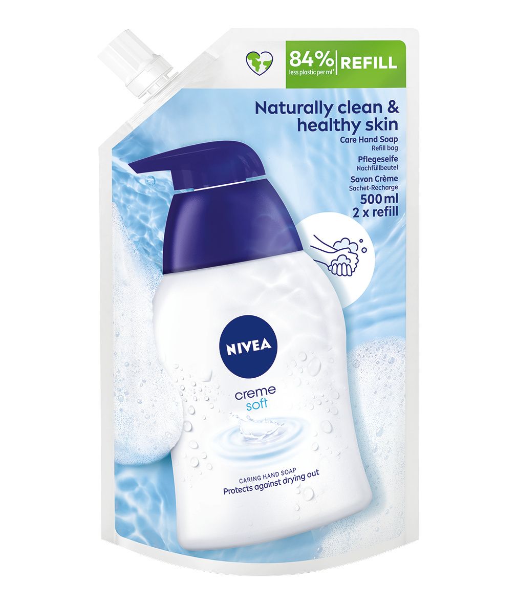NIVEA Creme Soft Pflegeseife Nachfüllbeutel