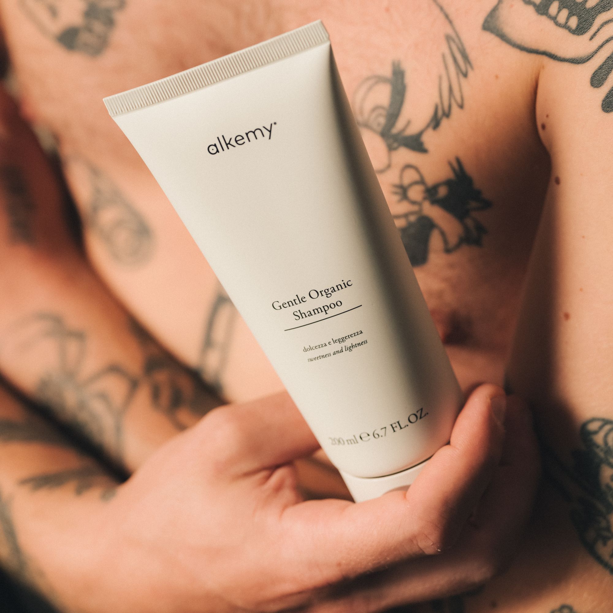 Alkemy Sanftes Bio-Shampoo, für häufige Anwendung, für empfindliches Haar und empfindliche Kopfhaut
