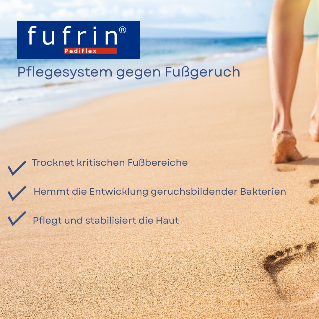 fufrin® Fusspflegesystem bei Schweißfüßen Fußgeruch Gr. 43-46